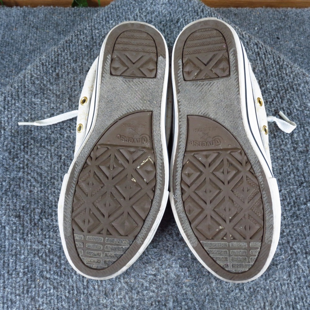 Converse Chuck Taylor All Star Street Slip Kids Sneaker Size 2 Cream Gold Shoes - Picture 7 of 7
